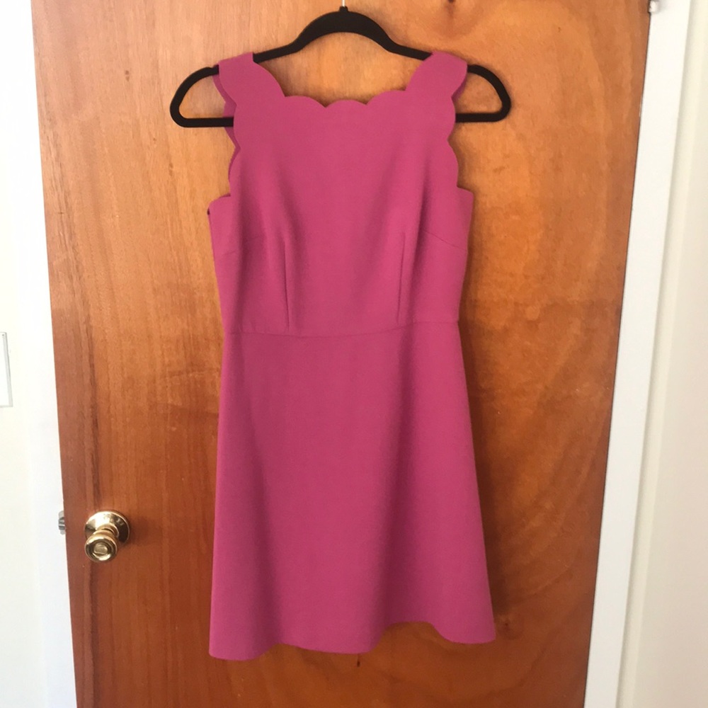 LOFT scallop detailed dress